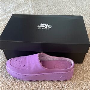 Nike Air Force 1 Lavender Slides